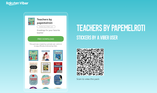 FREEBIE Teacher viber greetings