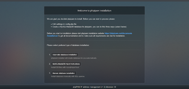 phpipam installation