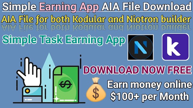 Download earning app for kodular and niotron