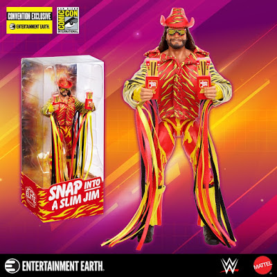 San Diego Comic Con 2019 Exclusive Slim Jim Macho Man Randy Savage Elite Action Figure by WWE x Mattel x Entertainment Earth