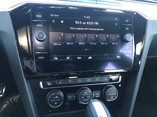 Infotainment and HVAC in 2019 Volkswagen Arteon 2.0T SEL Premium R-Line w/4MOTION