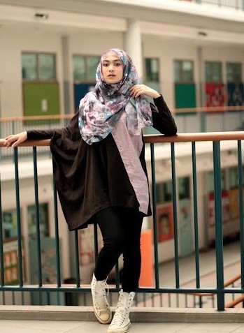 30+ Tutorial Fashion Hijab Modern trend 2017: Syar'i 