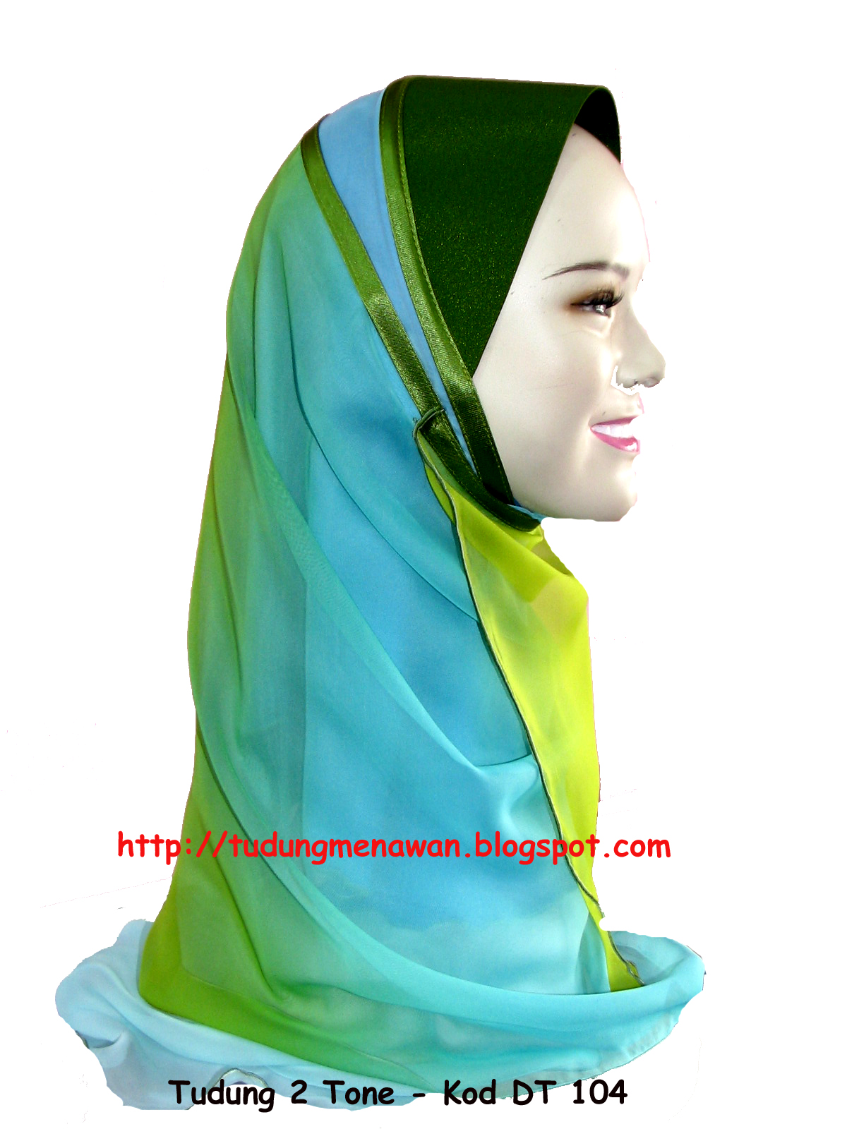 Tudung Menawan Tudung Fareeda 2 Tone RM 75 00