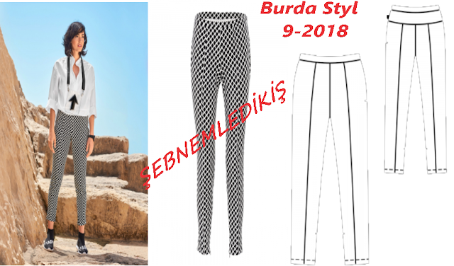 burda dergisi eylül 2018 pantolon