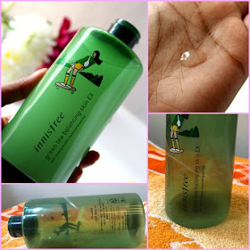 Product Empties Part 3. Innisfree green tea balancing skin ex toner review