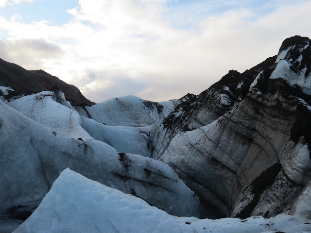 Ice picking iceland glacier walk