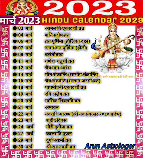 All festival Calendar 2023