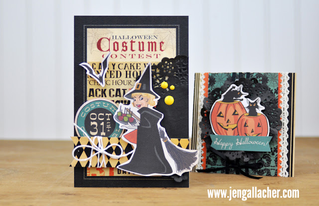 Halloween Cards designed by Jen Gallacher found at www.jengallacher.com.