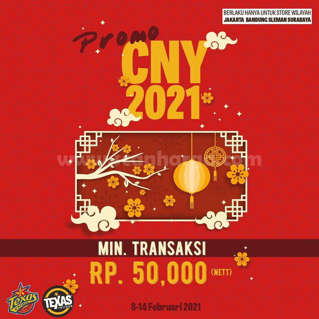 TEXAS CHICKEN Promo Gratis Angpao Senilai Rp 10.000