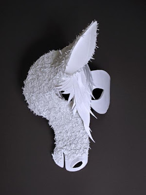 Beautiful Cut Paper Animal Masks by Flurry & Salk. Seen On www.coolpicturegallery.us