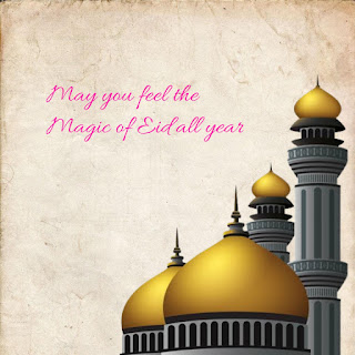 May you feel the magic of Eid all year