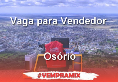 Vaga para Vendedor em Osório