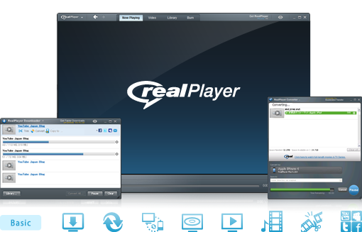 تحميل ريل بلير برابط مباشر كامل برنامج تشغيل rmvb الصوت الاغاني mp3 الافلام ريال بلاير RealPlayer 2013