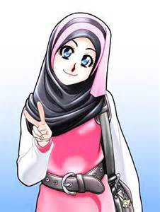 wallpaper kartun muslimah
