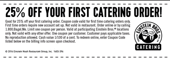 einstein bros coupons 2018