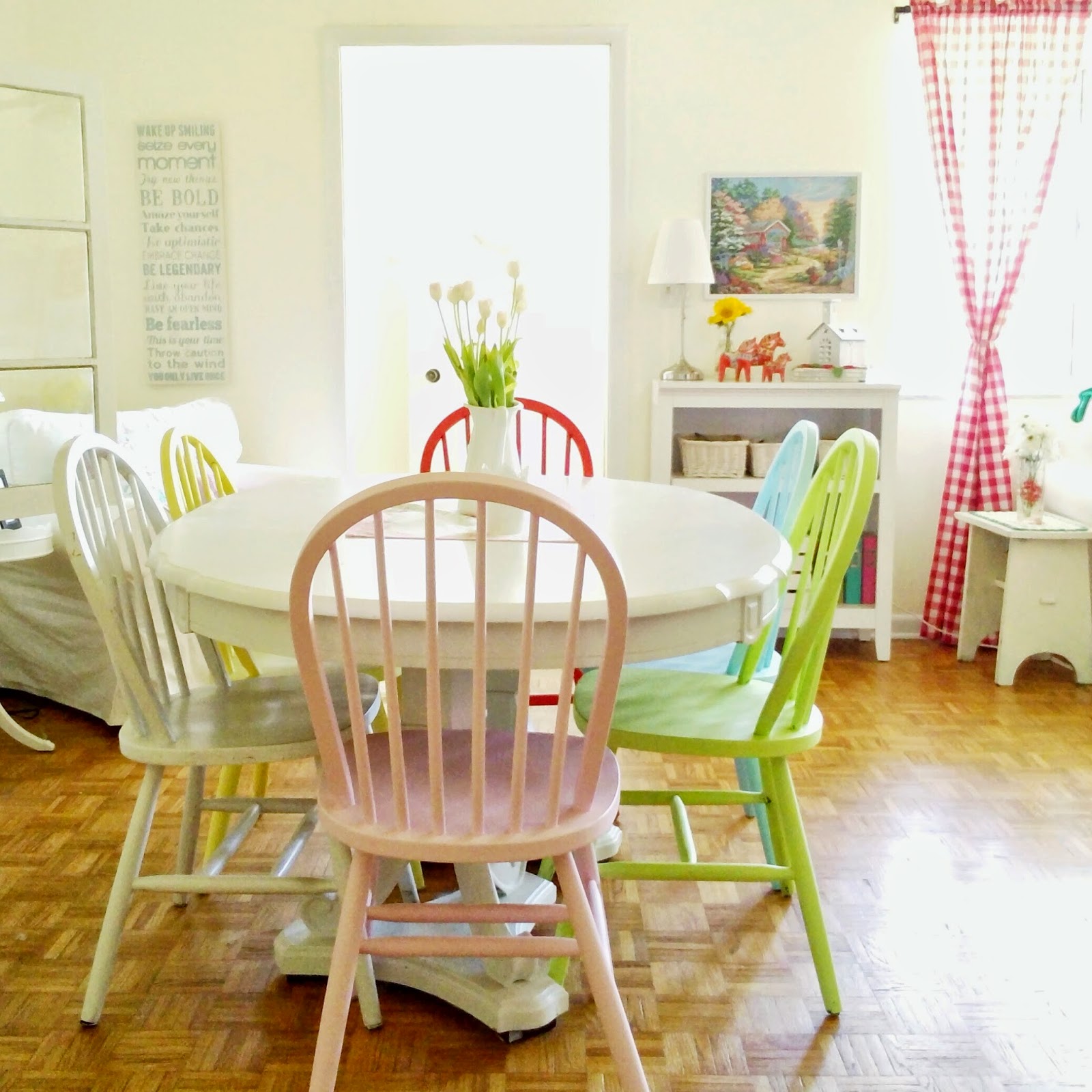 Hopscotch Lane Colorful Dining Room Chairs