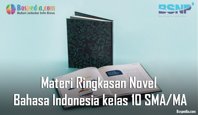 Materi Ringkasan Novel Mapel Bahasa Indonesia kelas 10 SMA/MA