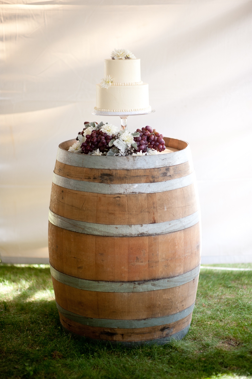 cocoa fig 2 Tier Wedding  Cake  for Wine  Lovers Wedding  