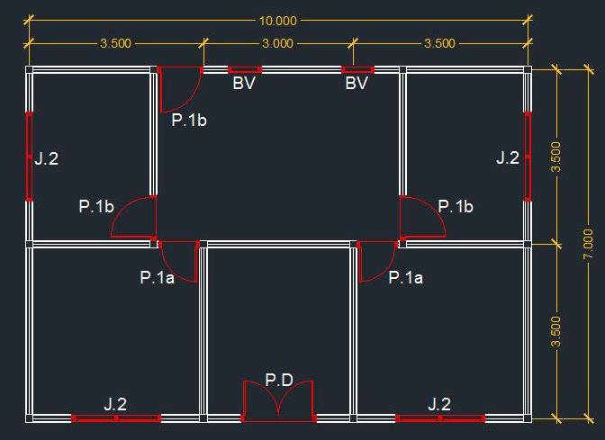 BELAJAR AUTOCAD  MEMBUAT PINTU  DAN JENDELA Pondok 