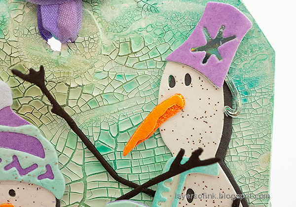 Layers of ink - Snowmen Meeting Tag Tutorial by Anna-Karin Evaldsson.