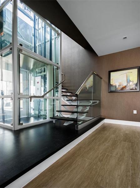 Photo of area with private elevator inside of Philadelphia penthouse