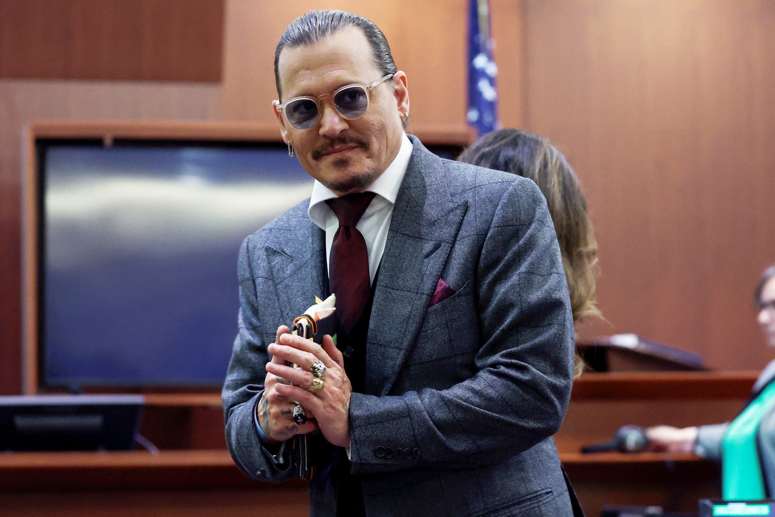 Johnny Depp in court - Reuters