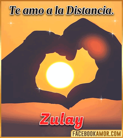 Te amo a la distancia zulay