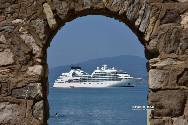 Στο Ναύπλιο το κρουαζιεροπλοιο Seabourn Odyssey