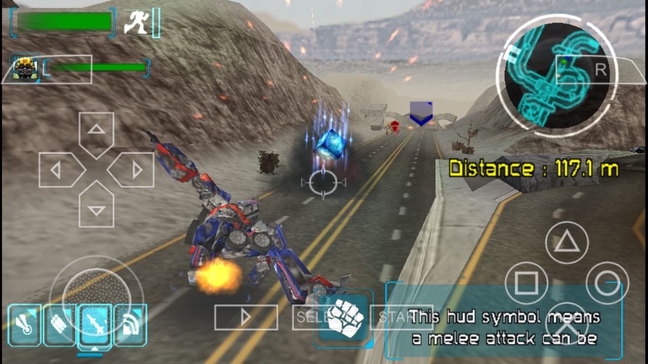 Transformers The Game (USA) PSP ISO Free Download - Free ...