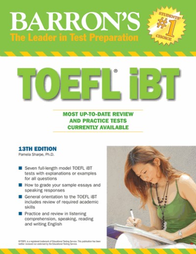 Barrons TOEFL iBT 2011 13th Edition CD-Rom (433MB) with 7 tests