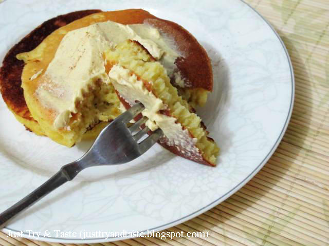 Resep Pancake Labu Kuning dengan Krim Madu  Just Try & Taste