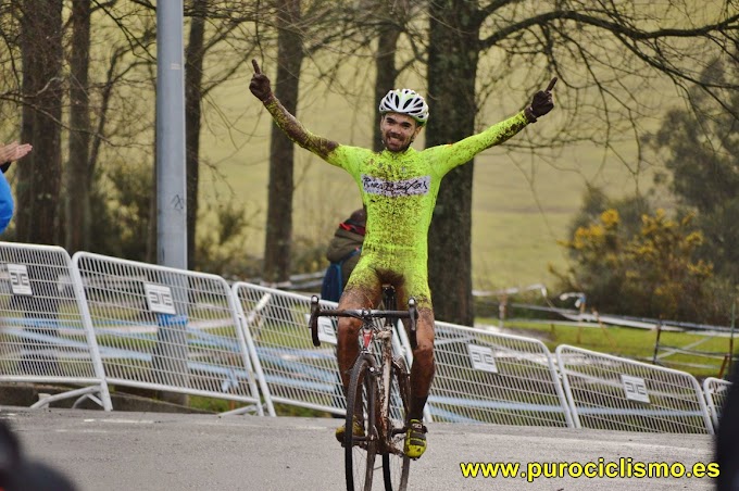 Iván Feijoo e Irene Trabazo se coronaron campeones de Galicia de ciclocross en Santiago