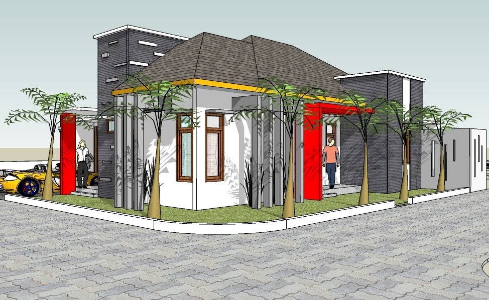 Gambardesain3d: Desain awal rumah tinggal di Sleman