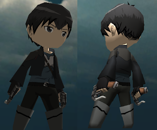 AOTTG Male Human Skin Kirito Beater SAO