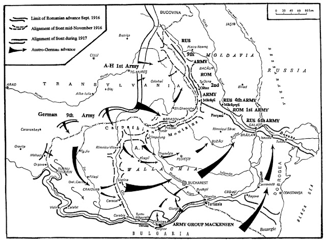 front at end of 1916