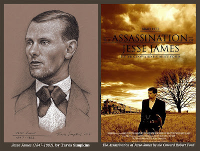Jesse James. by Travis Simpkins. The Assassination of Jesse James by the Coward Robert Ford