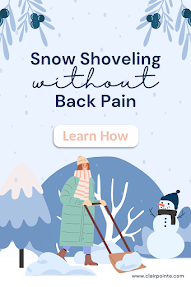 Snow Shoveling without Back Pain Pin