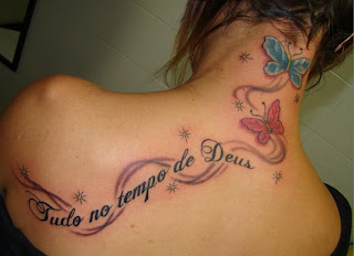 Tatuagens femininas escritas 3