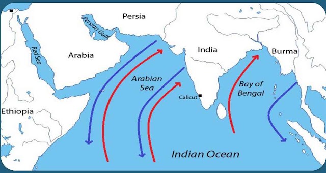 Where do Monsoon winds originate?