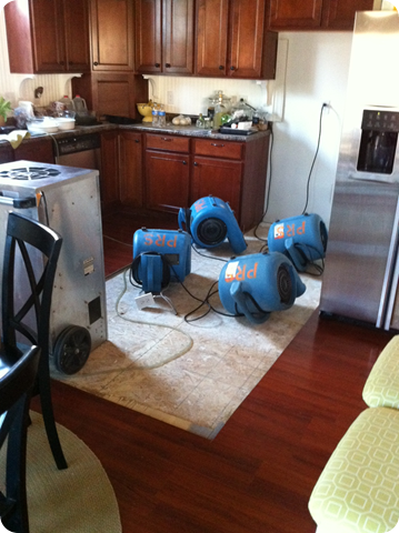 water damage to laminate