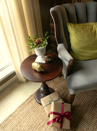 chair and side table
