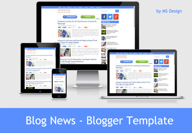 Blog News - Responsive and SEO Optimized Blogger Template - Responsive Blogger Template