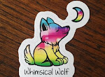FREE Whimsical Wolf Stickers