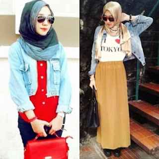 14 Style Hijab Dengan Jaket Parka Wanita Dan Jaket Korea Model Terbaru