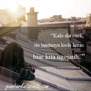 Gambar DP BBM Kata Kata buat Pacar Cuek