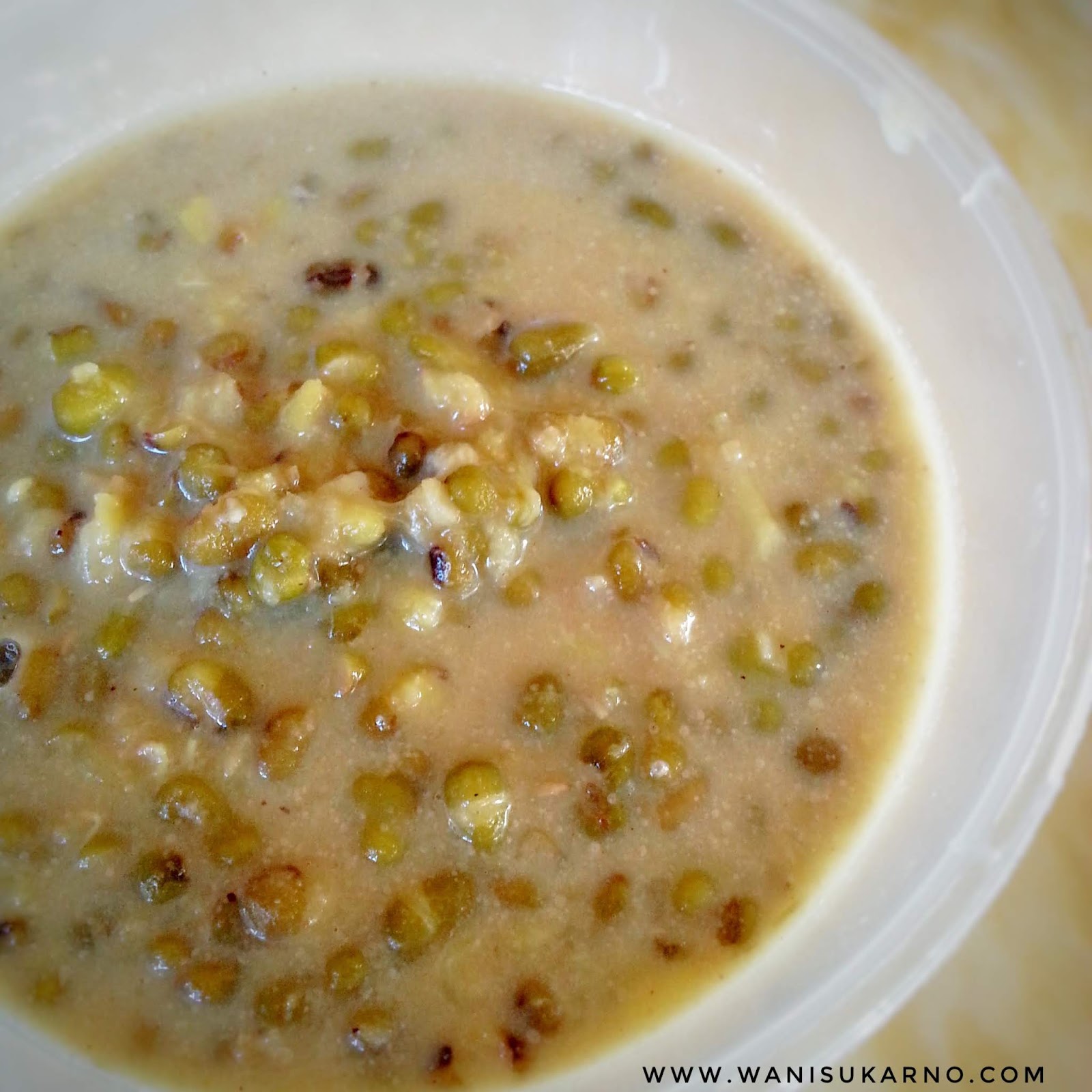 RESEPI BUBUR KACANG HIJAU DURIAN YANG SEDAP DAN MUDAH