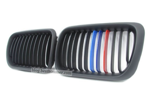 Grill BMW E36 Facelift Tahun 1997-1999 - Warna Hitam Pekat - M Colour - Bahan ABS