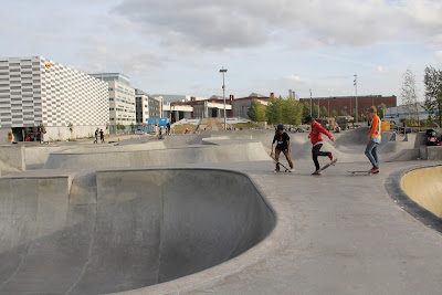 skate park in Vastra Hamnen