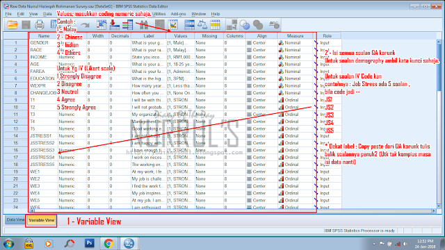 Cara nak run SPSS