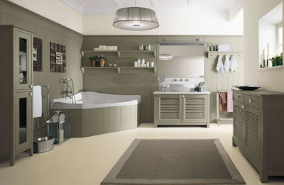 Modern Grey Bathroom Furniture Sets